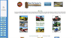 Desktop Screenshot of dunndealauctions.net